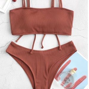 ZAFUL Ribbed Bikini